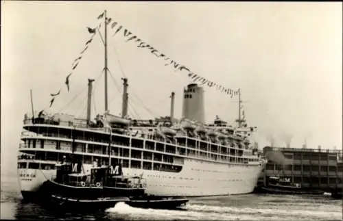 Ak New York City USA, Hafen, Dampfer Iberia