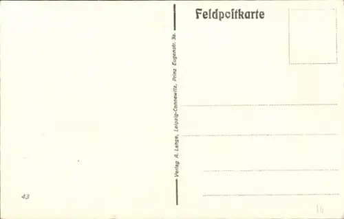 Ak Heutrégiville Marne, Straßenpartie