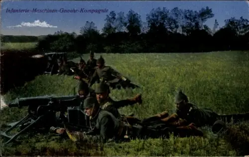 Ak Das Deutsche Heer, Infanterie-Maschinen-Gewehr-Kompagnie