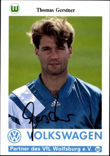 Autogrammkarte Fußballer Thomas Gerstner, VfL Wolfsburg, Autogramm