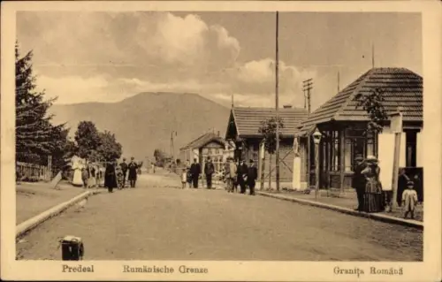 Ak Predeal Rumänien, Rumänische Grenze