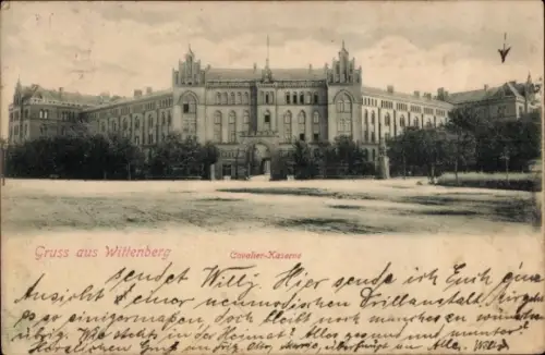 Ak Lutherstadt Wittenberg, Cavalier-Kaserne