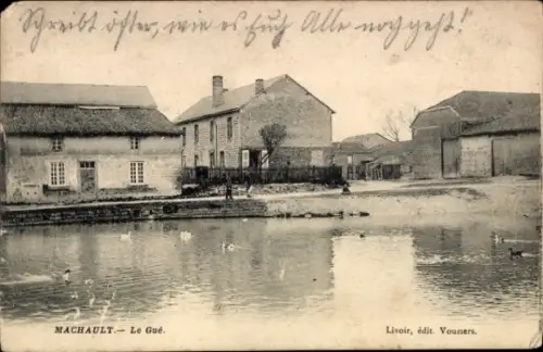 Ak Machault Ardennes, Le Gué