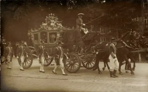 Foto Ak Den Haag Südholland Niederlande, Kutsche, Niederländischer Adel