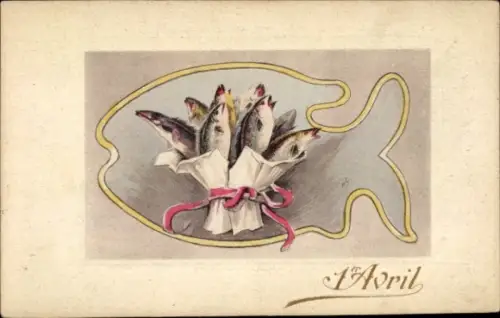 Präge Ak 1. April, Fische