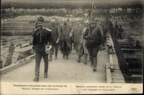 PC German prisoners taken about Noyon and directed to Compagne