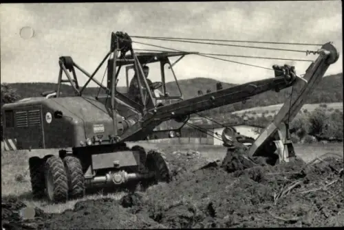 Ak Werbung, Baumaschine Fuchs 400, Gebrüder Finger