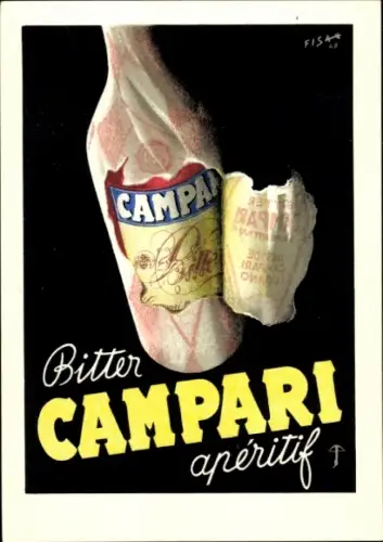 Ak Bitter Campari, Reklame