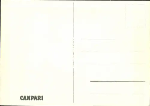 Ak Bitter Campari, Reklame