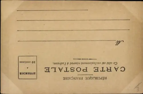 Ak Napoleon zu Pferde, Fernrohr