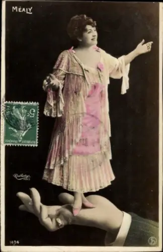 Ak Mealy, Frau, Portrait