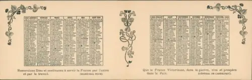 Klapp Ak Glückwunsch Neujahr, Frankreich, Volkstrachten