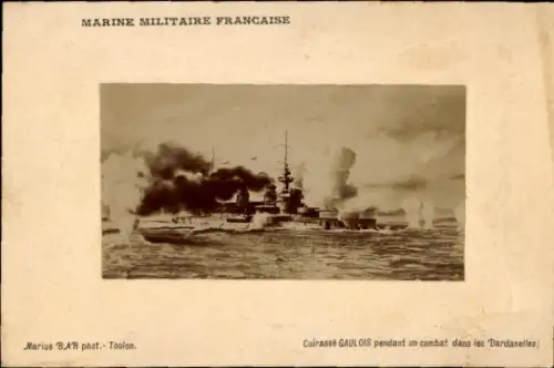 Ak Französisches Kriegsschiff Gaulois