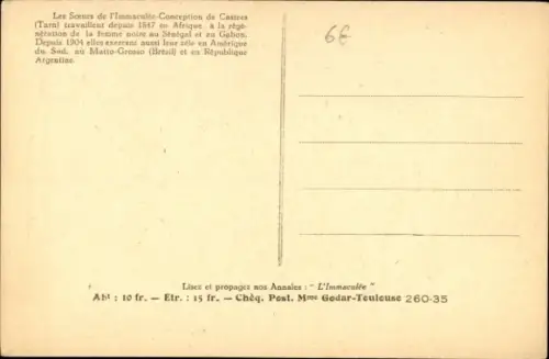 Ak Senegal, Afrikanerin in Tracht