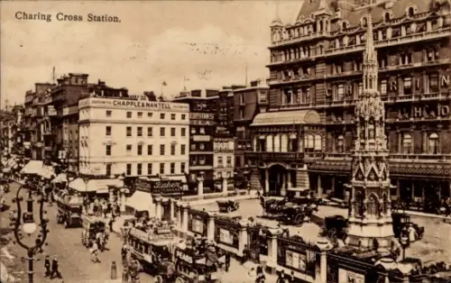 Ak London, Charing Cross Station