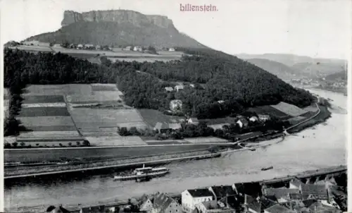 Ak Bad Schandau an der Elbe, Lilienstein