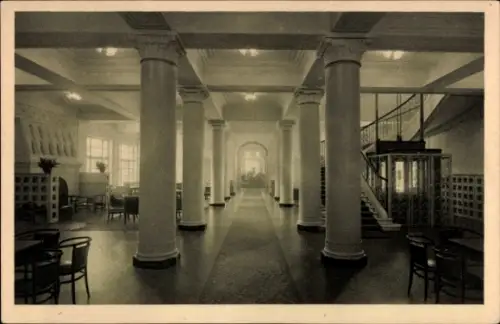 Ak Lázně Jeseník Bad Gräfenberg Frývaldov Freiwaldau Reg. Olmütz, Priessnitz Sanatorium