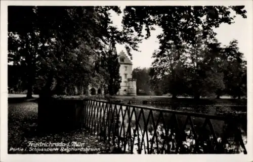 Ak Reinhardsbrunn Friedrichroda im Thüringer Wald, Schlosspark