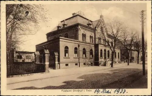 Ak Ohrdruf in Thüringen, Postamt