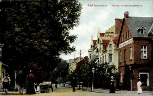 Ak Bad Neuenahr Ahrweiler Rheinland Pfalz,  Georg Kreutzbergstraße, Haus Hohenzollern