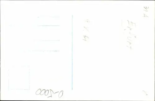 Ak Erfurt in Thüringen, Geschäfte, Passanten, Kirchturm