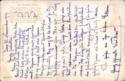 Künstler Ak Thiele, Arthur, Hinter der Front, Im feindlichen Feuer, Soldaten, Frauen, Seemann