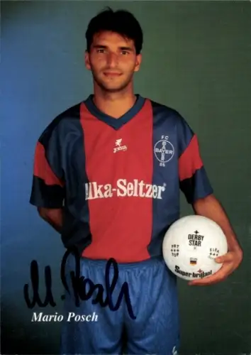 Autogrammkarte Fußballer Mario Posch, KFC Uerdingen 05, Autogramm