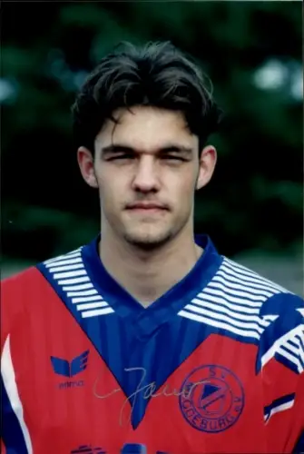 Autogrammkarte Fußballer Chris Jauer, 1. FC Magdeburg, Autogramm