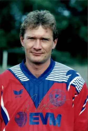 Autogrammkarte Fußballer Reinhard Rother, 1. FC Magdeburg, Autogramm
