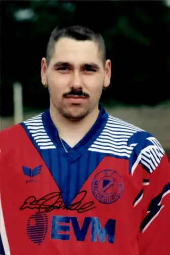 Autogrammkarte Fußballer Enrico Kricke, 1. FC Magdeburg, Autogramm