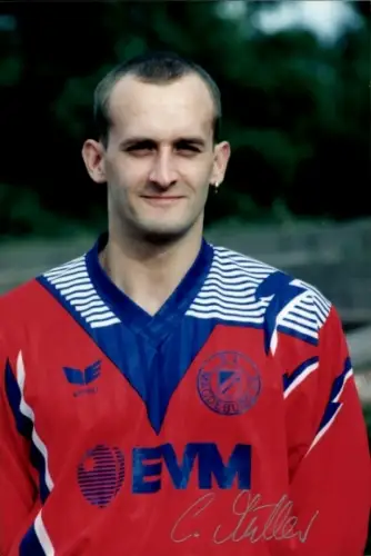 Autogrammkarte Fußballer Carsten Müller, 1. FC Magdeburg, Autogramm