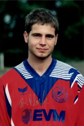 Autogrammkarte Fußballer Steffen Ploch, 1. FC Magdeburg, Autogramm