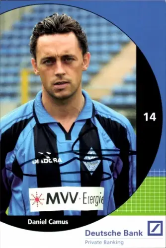 Autogrammkarte Fußballer Daniel Camus, SV Waldhof Mannheim 07, Autogramm