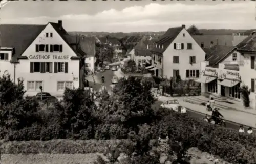 Ak Fischbach Friedrichshafen am Bodensee, Straßenpartie, Gasthof Traube
