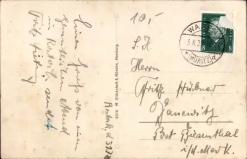 Ak Hansestadt Rostock, Wallstraße