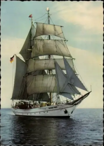Ak Segelschulschiff Wilhelm Pieck, Volksmarine