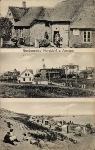 Ak Norddorf auf Amrum Nordfriesland, Ortsansichten, Strand