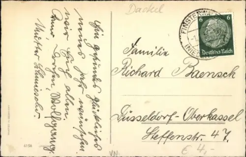 Ak Glückwunsch Neujahr, Dackel, Tannenbaum