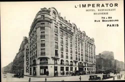 Ak Paris III., Hotel L'Imperator