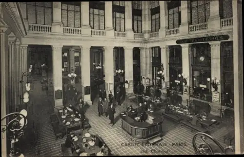 Ak Paris, Credit Lyonnais, Hall Choiseul