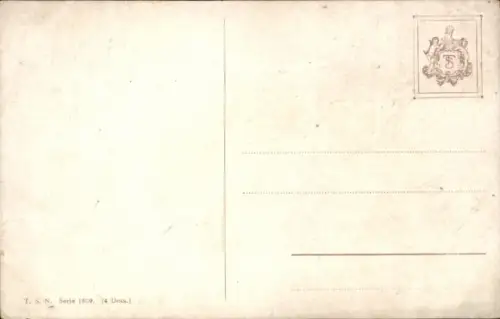 Künstler Ak Reichert, C., Pferd mit Fohlen, Hund