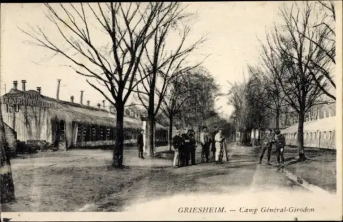 Ak Griesheim bei Darmstadt, Truppenübungsplatz, Camp General Girodon