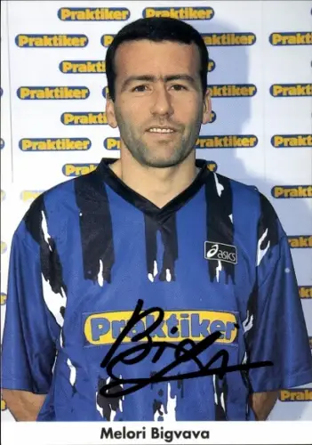 Autogrammkarte Fußballer Melori Bigvava, 1. FC Saarbrücken, Autogramm