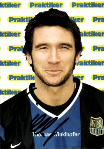 Autogrammkarte Fußballer Thomas Winklhofer, 1. FC Saarbrücken, Autogramm