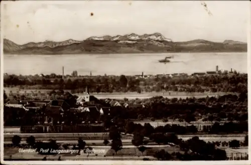 Ak Oberdorf Langenargen am Bodensee, Gesamtansicht