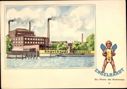 Ak Berlin Friedrichshain Stralau, Hochhaus der Engelhardt Brauerei AG