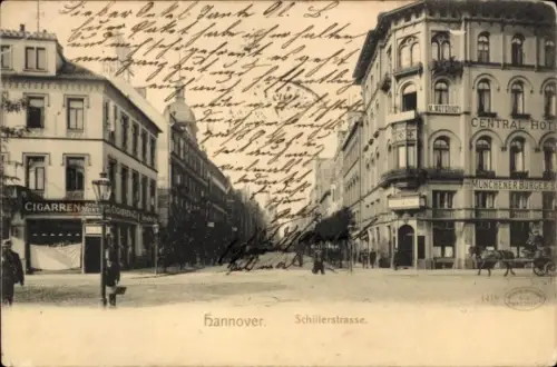 Ak Hannover, Schillerstraße