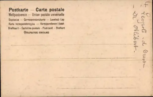 Ak Albert Fürst von Monaco, Portrait, Paradeuniform