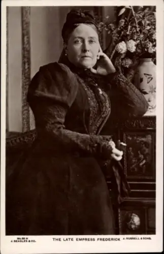 Ak Victoria von Großbritannien und Irland, The Late Empress Frederick, Portrait