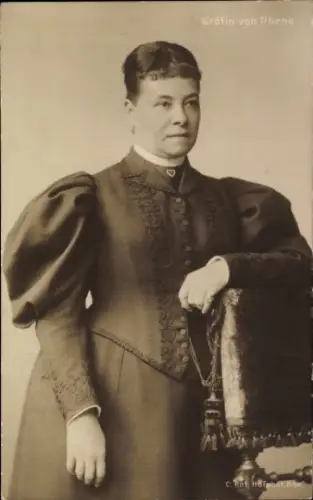 Ak Rosalie von Beust, Gräfin von Rhena, Portrait